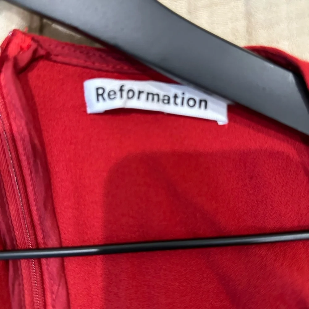 Reformation Scoop Neck Dress with Slit - Picture 4 of 4